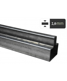 Т-профиль 2 мм для изготовления ворот, калиток и заборов